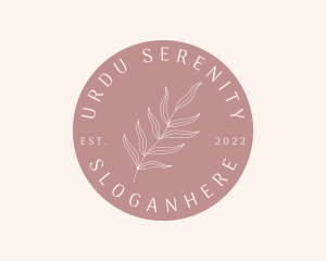 Beauty Leaves Wellness logo design