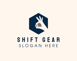 Industrial Gear Hands  logo design