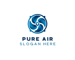 Fan Air Conditioning logo design