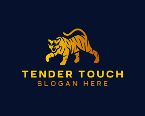 Wild Tiger Animal logo design