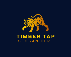 Wild Tiger Animal logo design