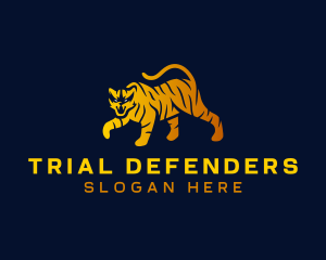 Wild Tiger Animal logo design