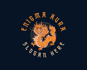 Oriental Mythical Dragon logo