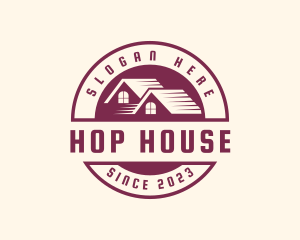 House Roofing Maintenance logo design