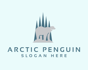 Polar Bear Animal logo design