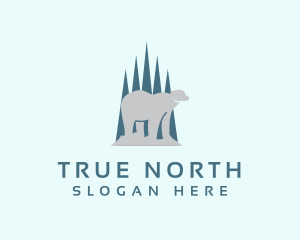 Polar Bear Animal logo design