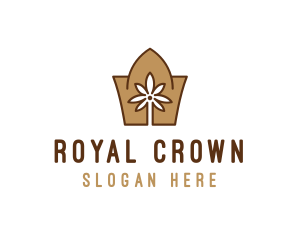 Crown  Arabian Flower  logo