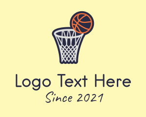 Hoop - Basketball Game Hoop logo design