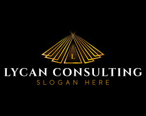 Pyramid Corporate Finance logo design