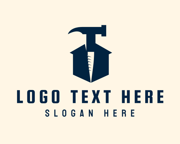 Construction Nail logo example 3