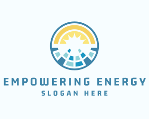 Solar Energy Farm logo design