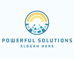 Solar Energy Farm logo design