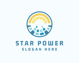 Solar Energy Farm logo design