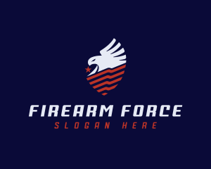 Military Eagle Veteran logo design