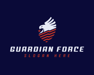 Military Eagle Veteran logo design