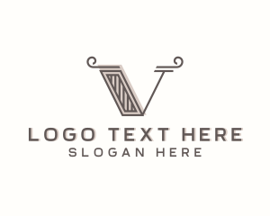 Vintage - Vintage Fashion Boutique Letter V logo design