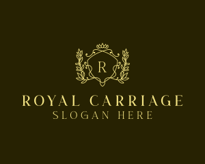 Royal Crown Wreath logo design