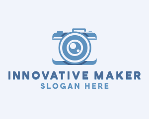 Camera Lens Photography logo design