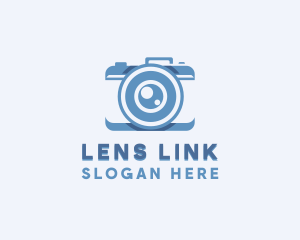 Camera Lens Photography logo design