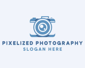 Camera Lens Photography logo design