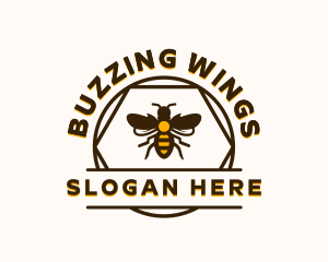 Insect Honey Bee logo