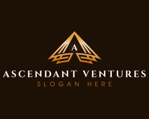 Triangle Finance Pyramid logo design