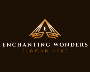 Triangle Finance Pyramid logo design