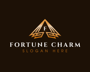 Triangle Finance Pyramid logo design