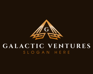 Triangle Finance Pyramid logo design