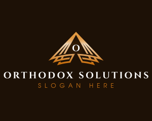 Triangle Finance Pyramid logo design