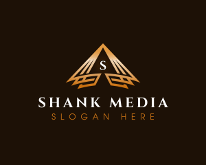 Triangle Finance Pyramid logo design