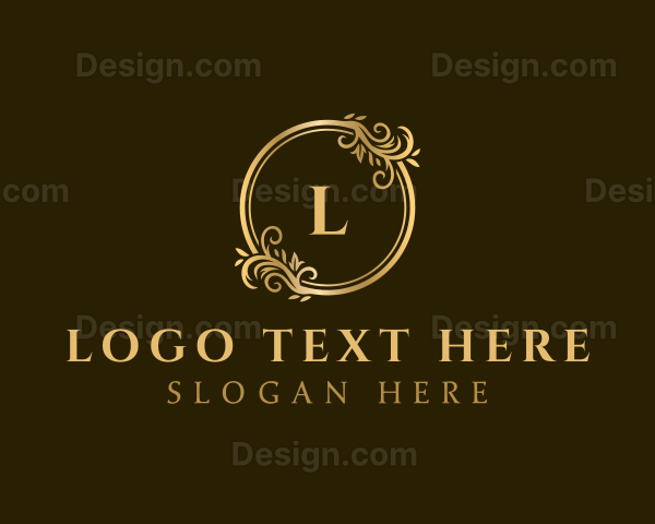 Decorative Floral Ornament Logo