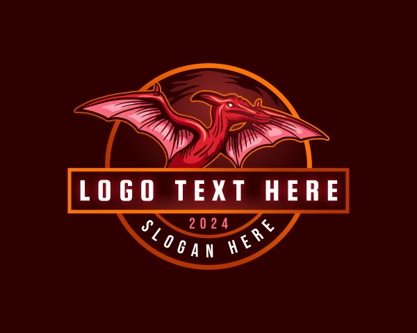 Prehistoric logo example 3