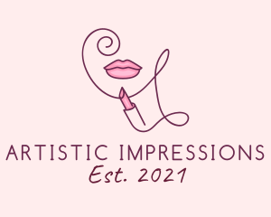 Pretty Makeup Artist  logo design