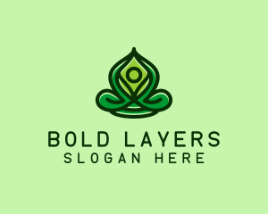 Yoga Meditation Spa logo design