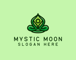 Yoga Meditation Spa logo design