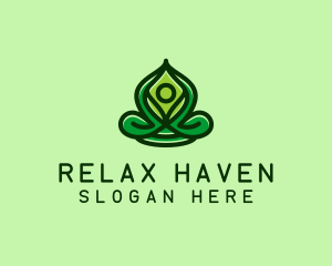 Yoga Meditation Spa logo design