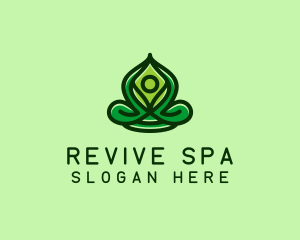 Yoga Meditation Spa logo design