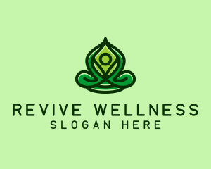 Yoga Meditation Spa logo design