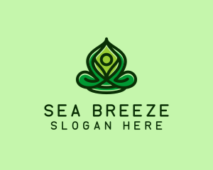 Yoga Meditation Spa logo design