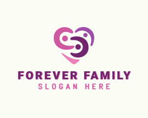 Family Heart Adoption logo design