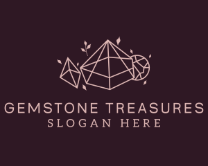 Pink Precious Gems logo design