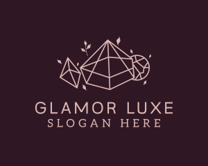 Pink Precious Gems logo design