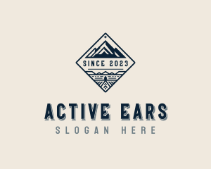 Active Gear Mountaineering logo design