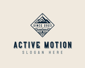 Active Gear Mountaineering logo design