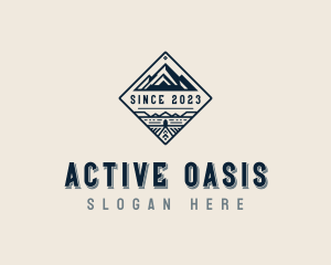 Active Gear Mountaineering logo design