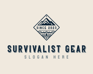 Active Gear Mountaineering logo design