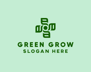 Green Herbal Medicine  logo design