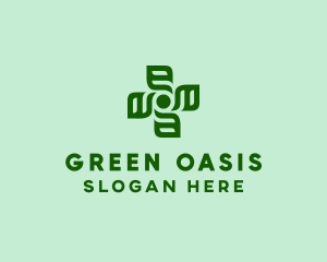 Green Herbal Medicine  logo design