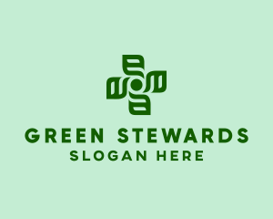 Green Herbal Medicine  logo design